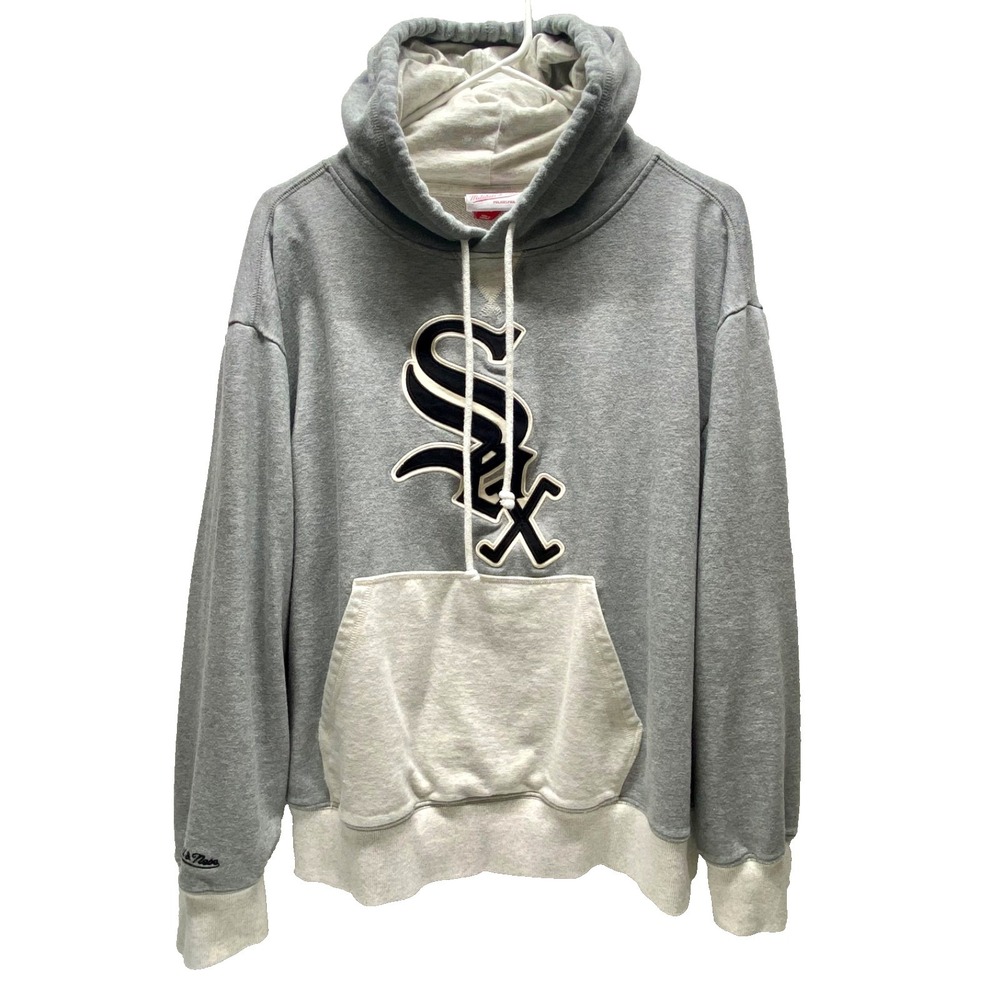 Chicago White Sox MLB Hoodie Large Hooded Fleece Sweatshirt Baseball M & N‎ EUC